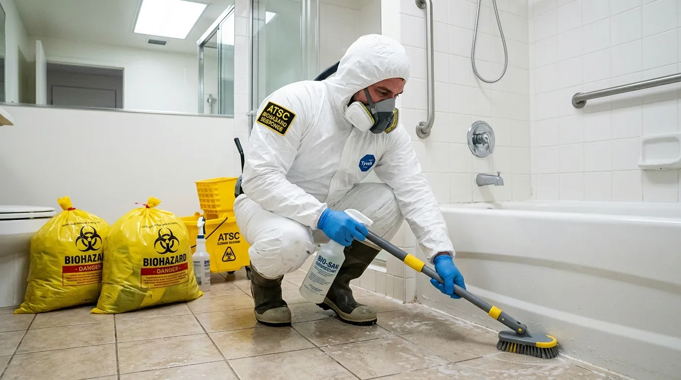 Decontamination equipment deployed for Blood Cleanup in Crofton